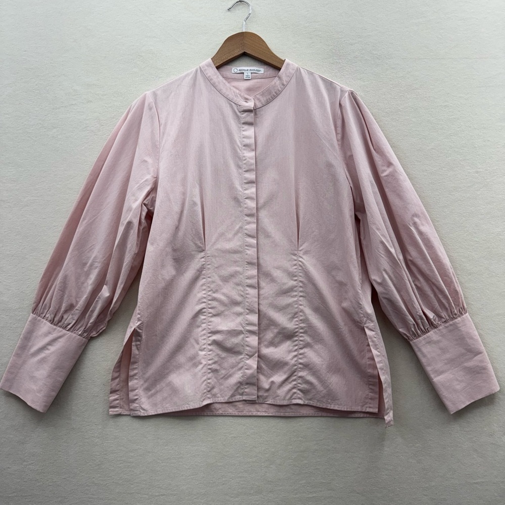 Epoque Evolution The Edit Shirt Women’s Large Puff Sleeve 100% Organic Cotton